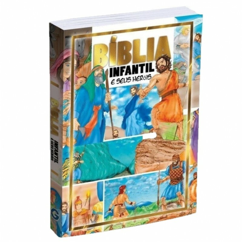 Bíblia Infantil e seus Heróis | Capa Brochura Impressa