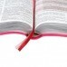 Bíblia da Mulher | Flor | Letra Grande | Pink  | ARC085BM