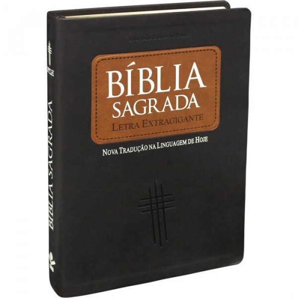 Bíblia Sagrada | NTLH | Extragigante | Marrom Claro/Escuro | NTLH085TILEXG