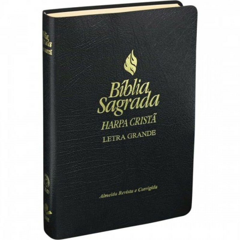 Bíblia Sagrada | com Harpa Cristã | Letra Grande | Preta