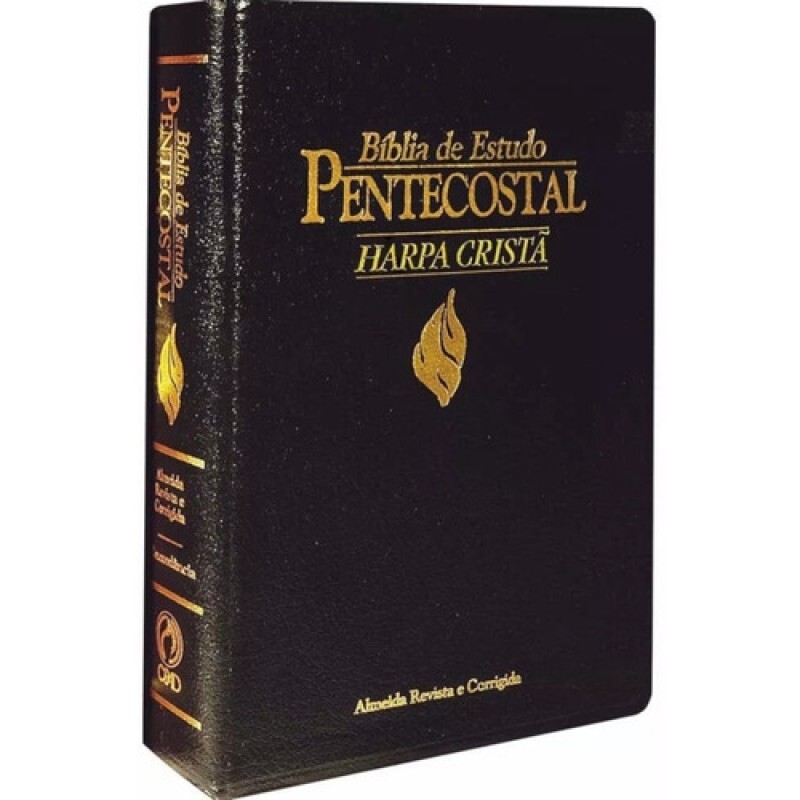 Bíblia de Estudo Pentecostal | Média | Luxo | Com Harpa | RC065BEPHC