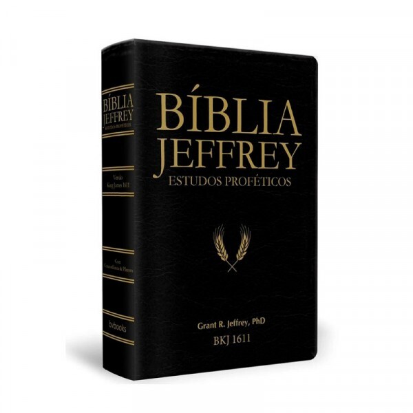 Bíblia de Estudo Jeffrey | Preto e Dourado
