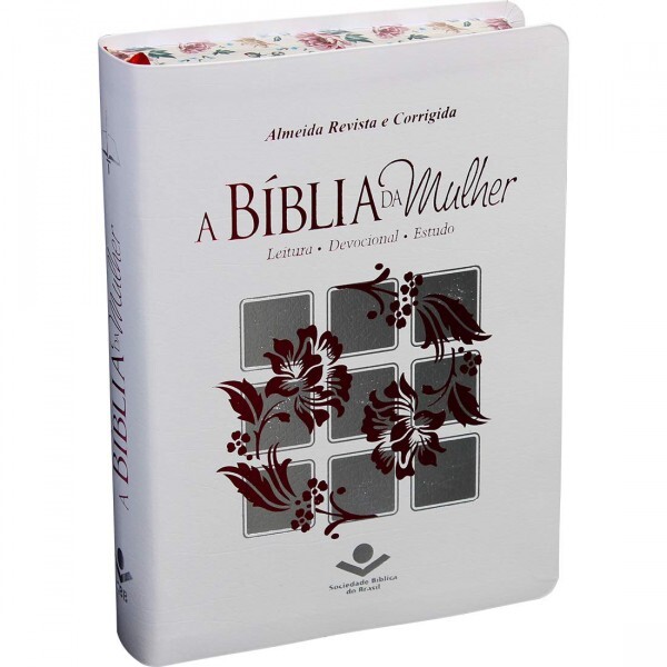 A Bíblia da Mulher | Almeida RC | Couro branco