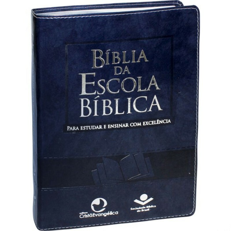 BÍblia da Escola Bíblica | Azul Nobre | RA085TIBEB