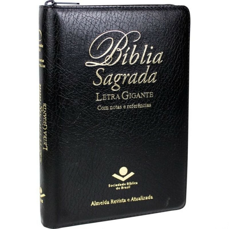 Bíblia Sagrada | Com Índice | Ziper | Preta | RA064TILGIZ