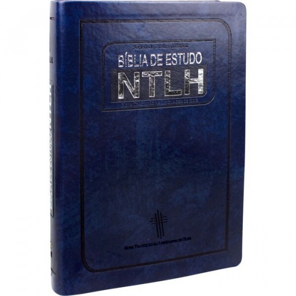 Bíblia Sagrada | de Estudo | NTLH | Capa Couro Sintético | Azul Nobre | NTLH065E