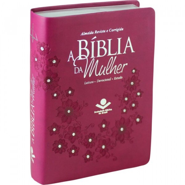 Bíblia de Estudo da Mulher | Vinho | Com Pedras | ARC055BM-VN