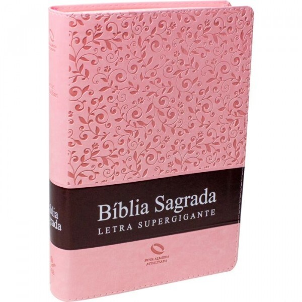 Bíblia Sagrada | NAA | Letra Supergigante | Com Índice | Rosa