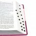 Biblia Sagrada | Letra Extragigante | Letra Vermelha | Rosa/Vinho | RA085TILEXGLV
