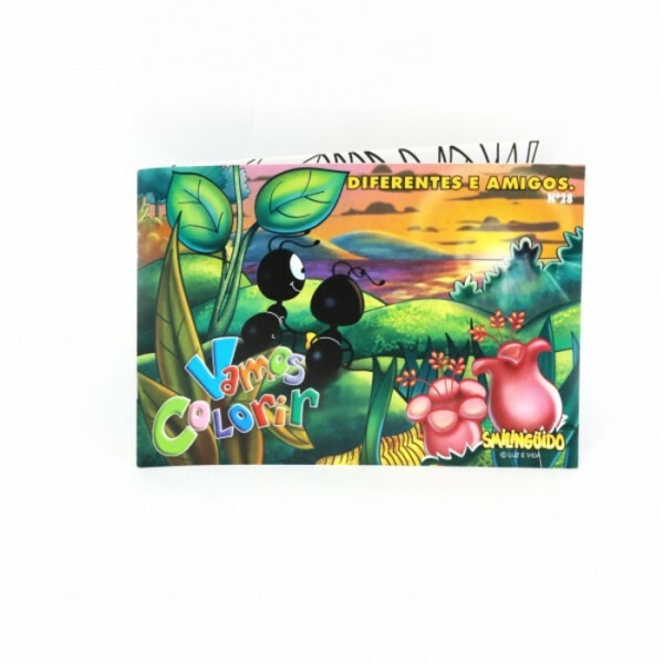 Livro para colorir Smil | Diferentes e amigos