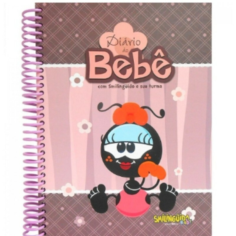 Diário De Bebê - Feminino Rosa Smil