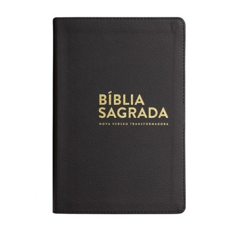 Bíblia Sagrada | NVT | Luxo | Letra normal | Preto