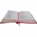 Bíblia Sagrada | Letra Grande | Capa Sintética | Pink Flor | NA045LG