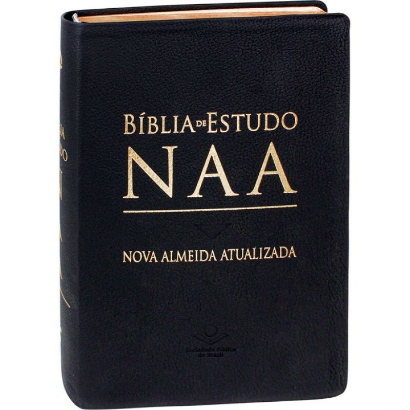 Bíblia de Estudo |  NAA | Couro Legítimo | NA089E