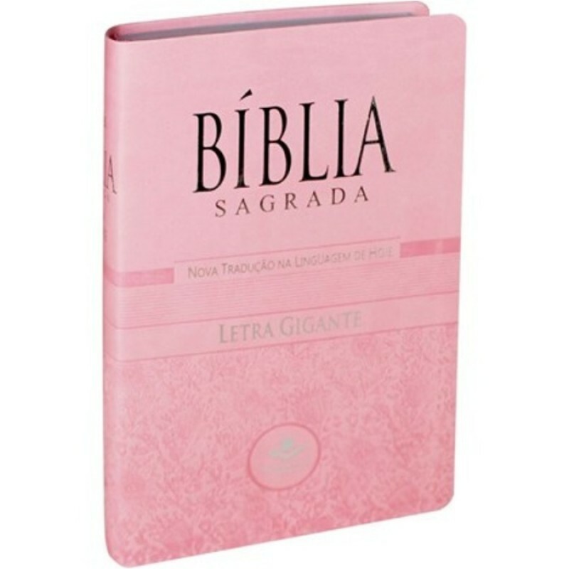 Bíblia Sagrada | Letra Gigante | Capa Sintética | Rosa Claro | NTLH065LGI:RSC