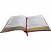 Bíblia Sagrada | Letra Grande | Capa Sintética | Cruz Vermelha FD Marrom | NA065LG:CRUZ.