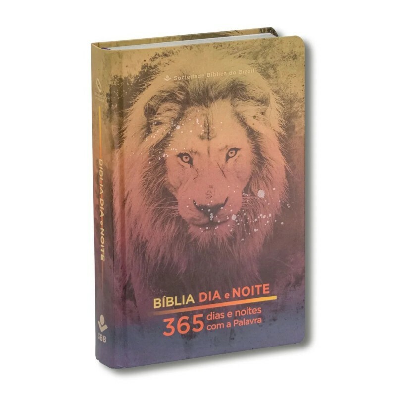 Bíblia Dia e Noite Leão  365 dias e noites com a Palavra
