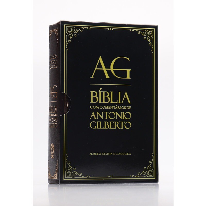 Bíblia com Comentários de Antônio Gilberto Preta ARC065BAG