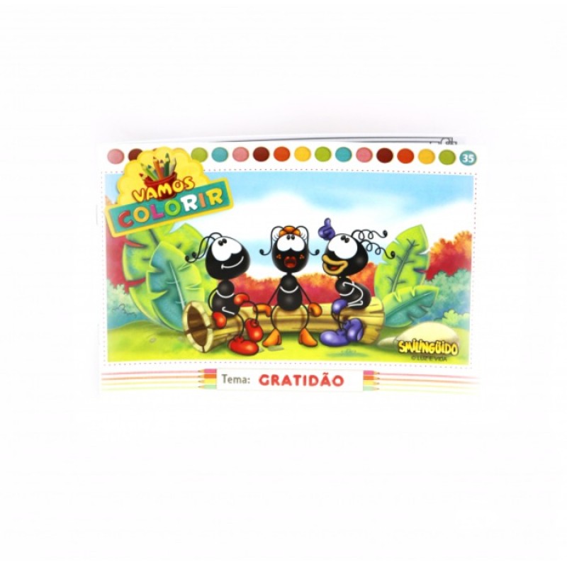 Livro para colorir Smil | Gratidão