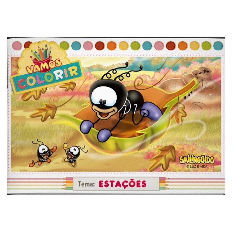 Livro para colorir Smil | Estações
