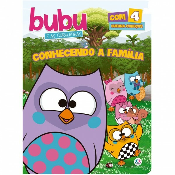 Bubu e as corujinhas | Conhecendo a familia | Quebra-cabeça de 6 peças