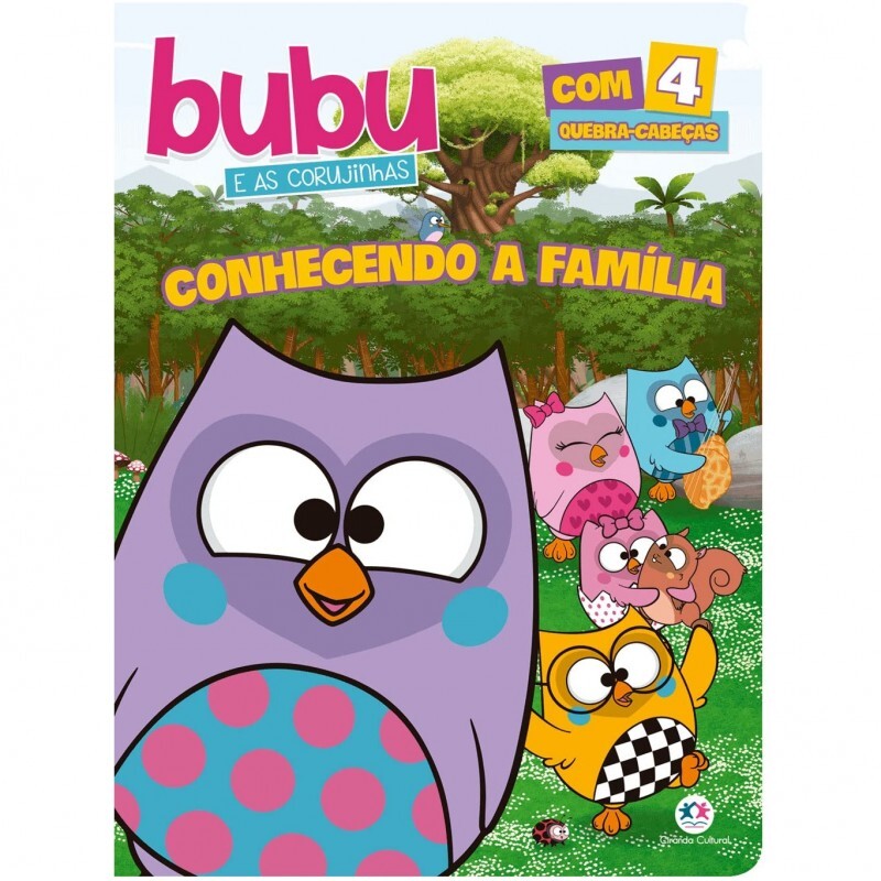 Bubu e as corujinhas | Conhecendo a familia | Quebra-cabeça de 6 peças